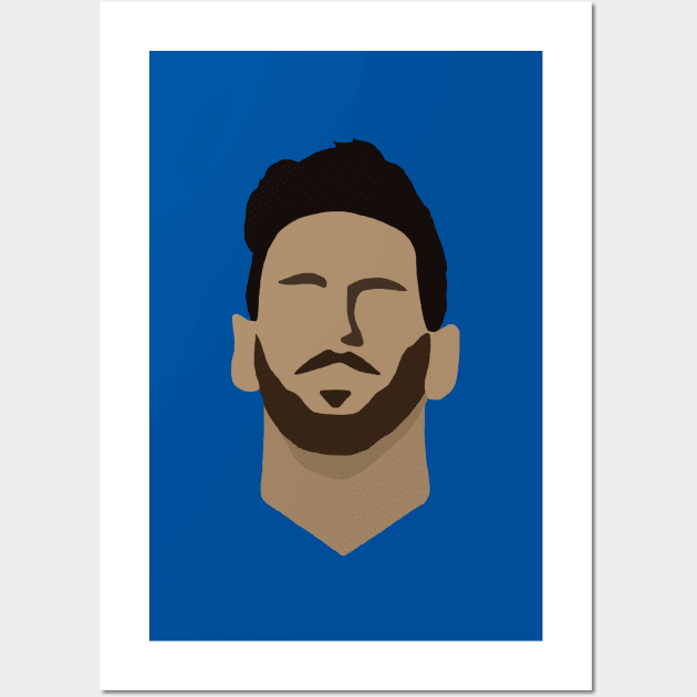 Minimalist Messi Wall Art by GMVDesigns